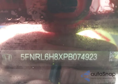 2023 Honda Odyssey Touring from USA, damaged, VIN 5FNRL6H8XPB074923